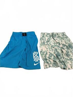 Boys Large Nike Blue Basketball Shorts & Green Shorts